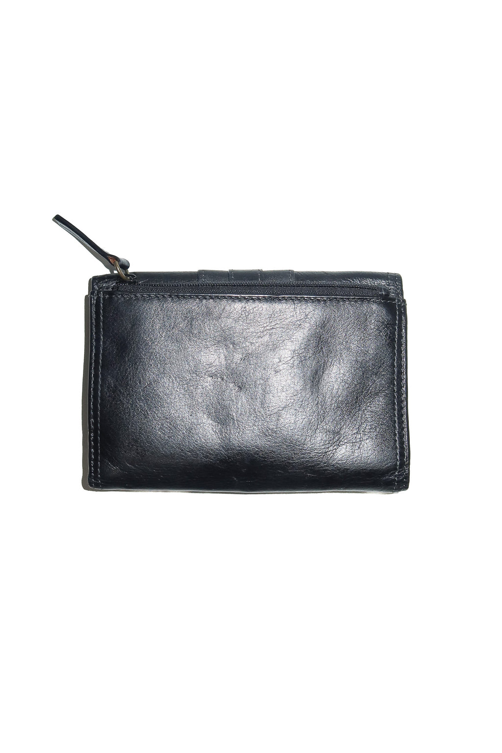 2000’s jag leather tri-fold wallet black.