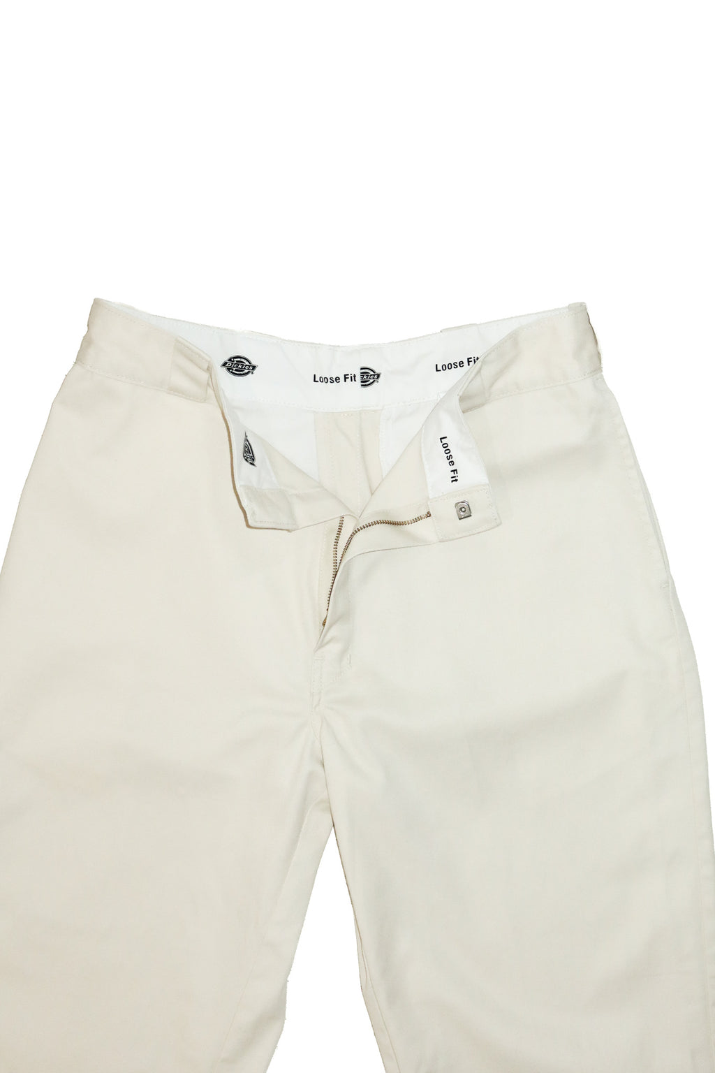 dickies loose fit work pants cream.