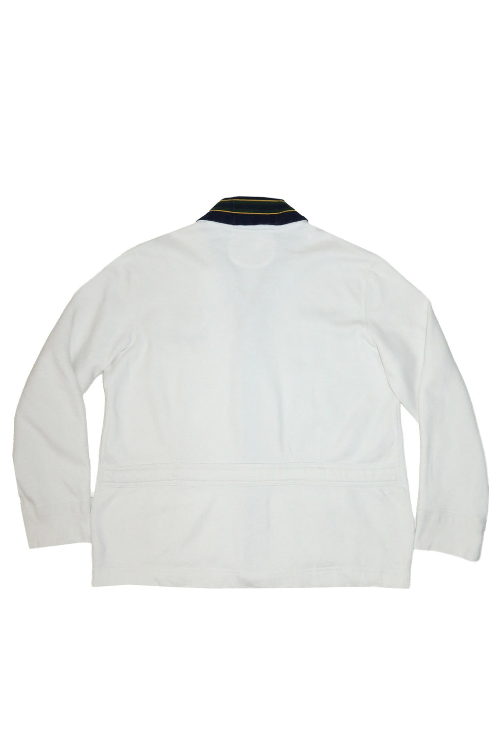 2000’s polo ralph lauren crest sweat jacket white.
