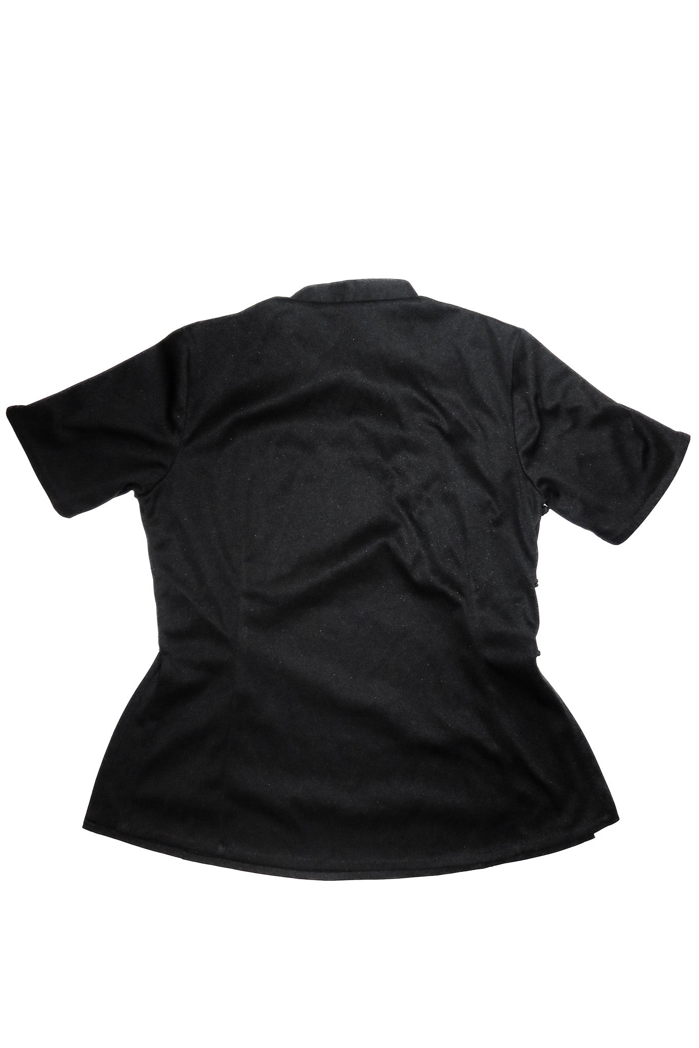 90's mandarin collar top black.
