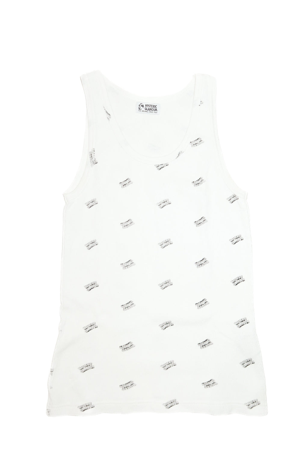 hysteric glamour all-over print tank white.