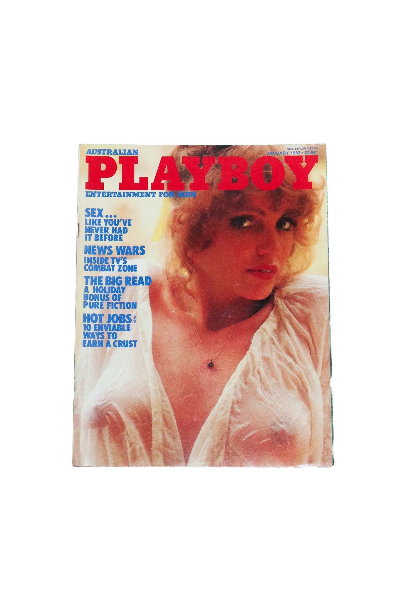australian playboy magazine, january 1983.
