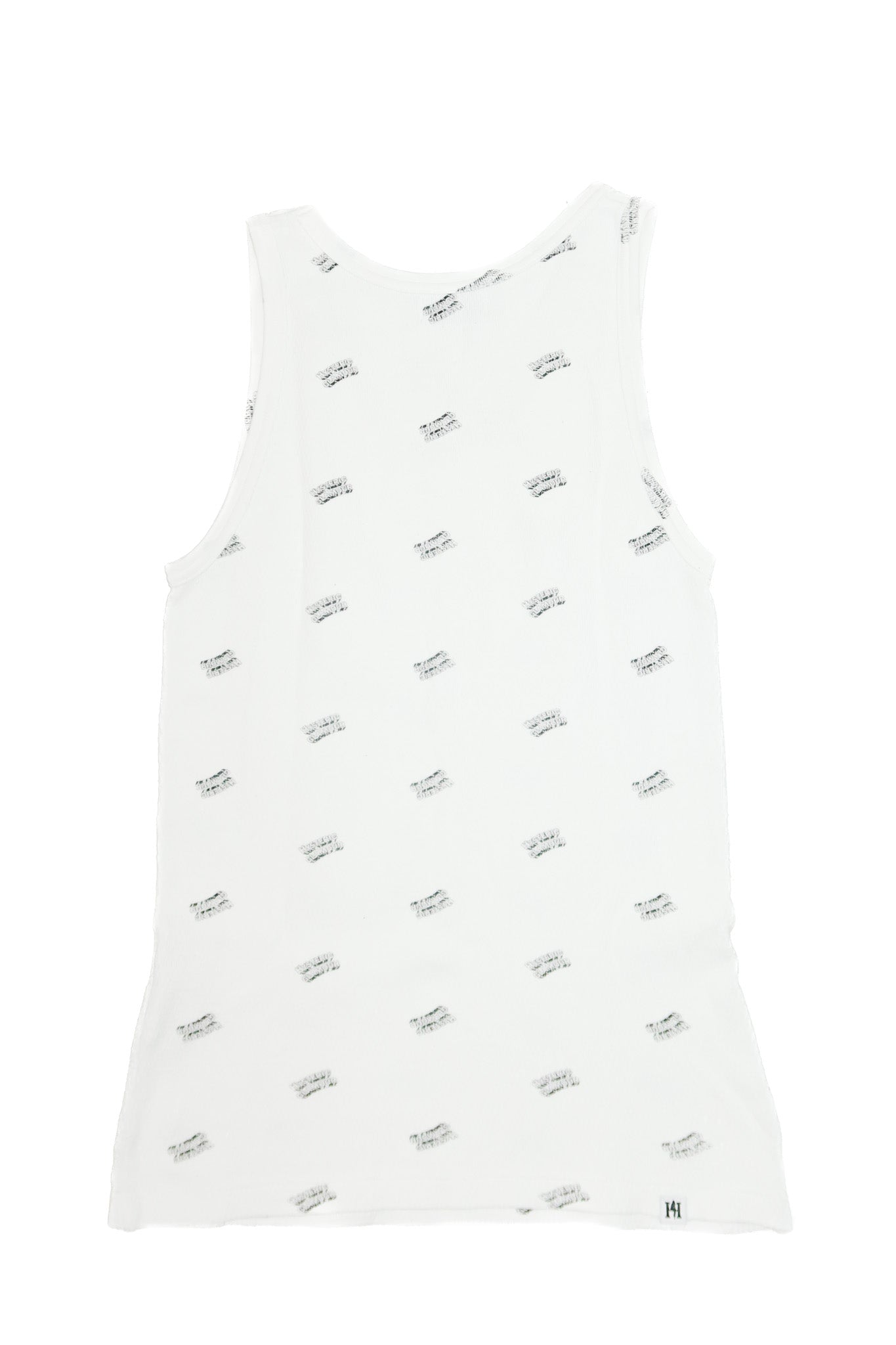 hysteric glamour all-over print tank white.