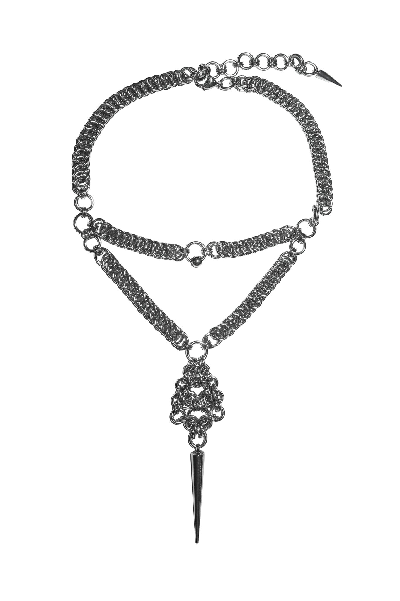 stickychains scry necklace silver.