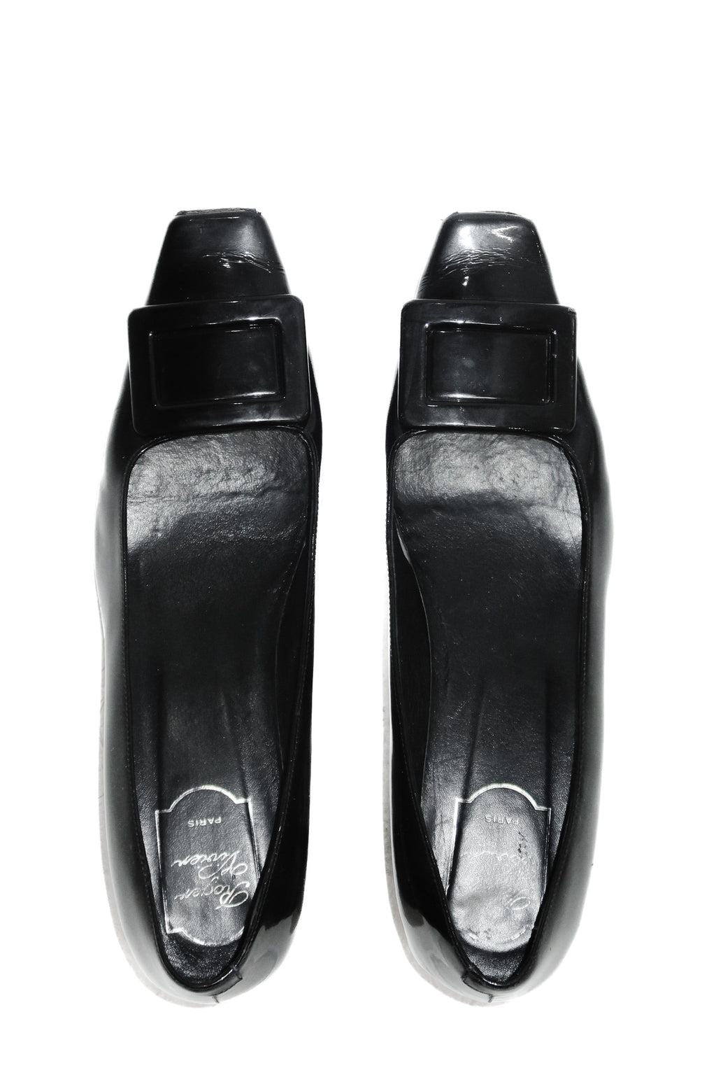 rodger vivier trompette pumps black.