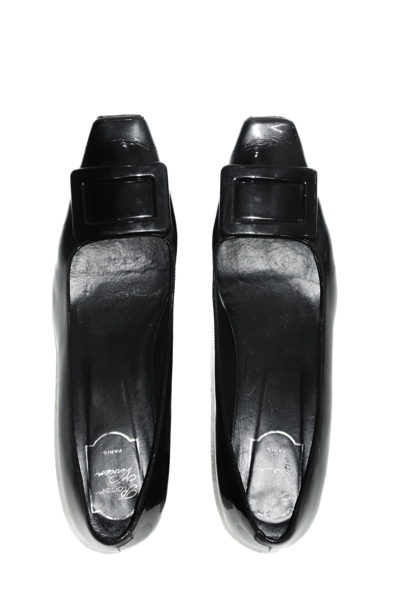 rodger vivier trompette pumps black.