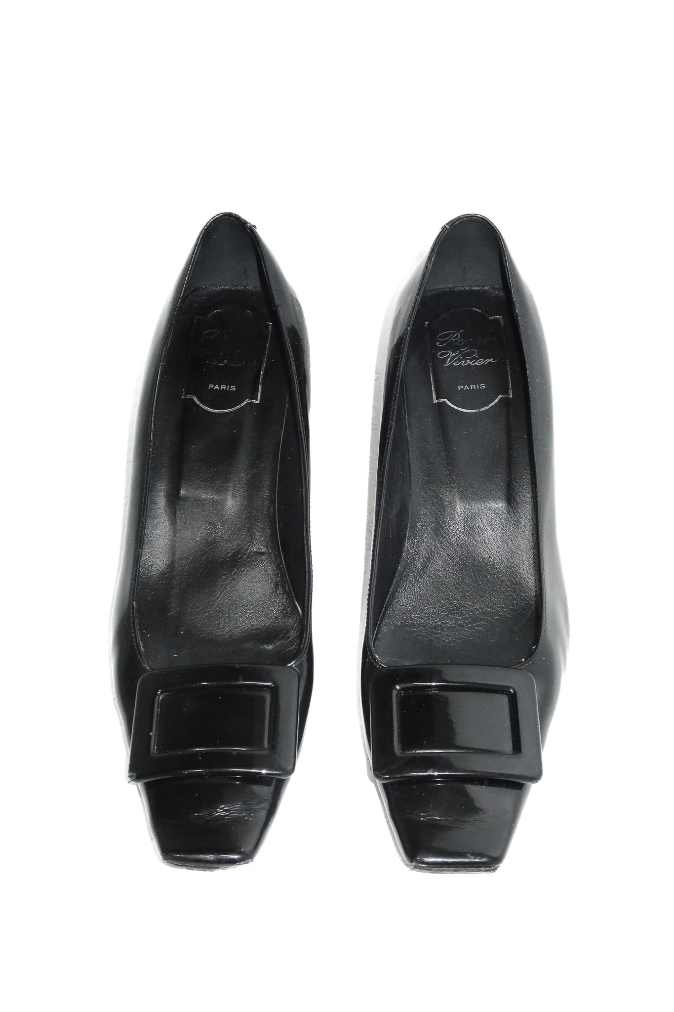 rodger vivier trompette pumps black.
