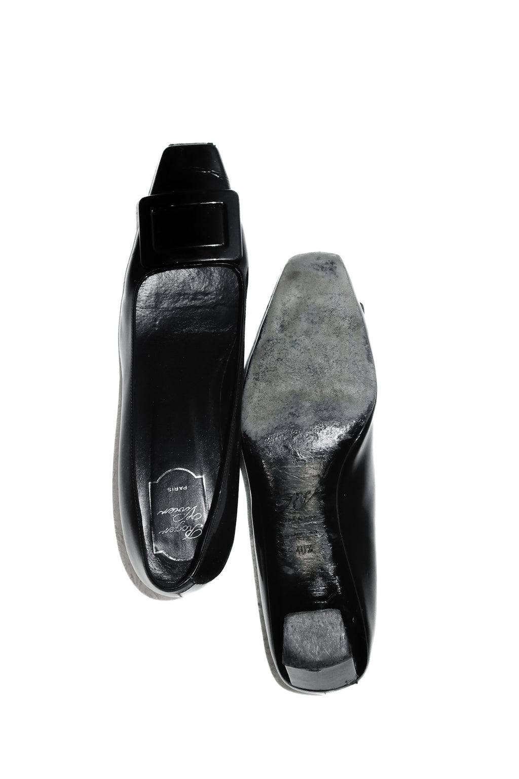 rodger vivier trompette pumps black.