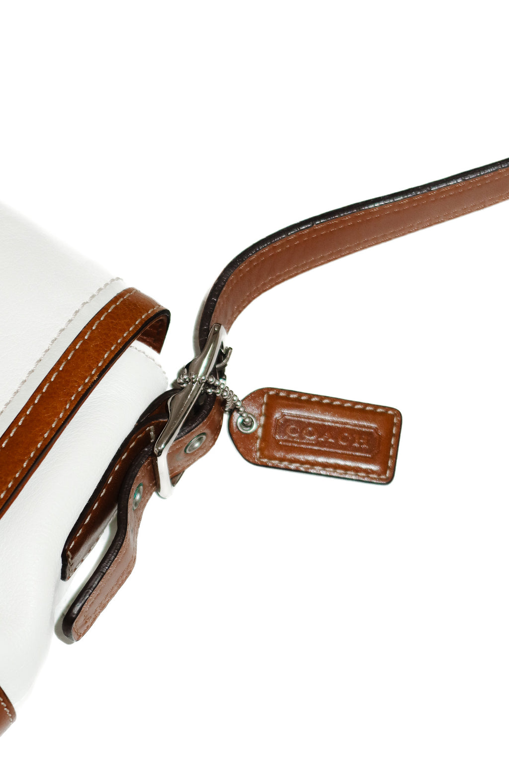 coach hampton crossbody bag tan/cream.