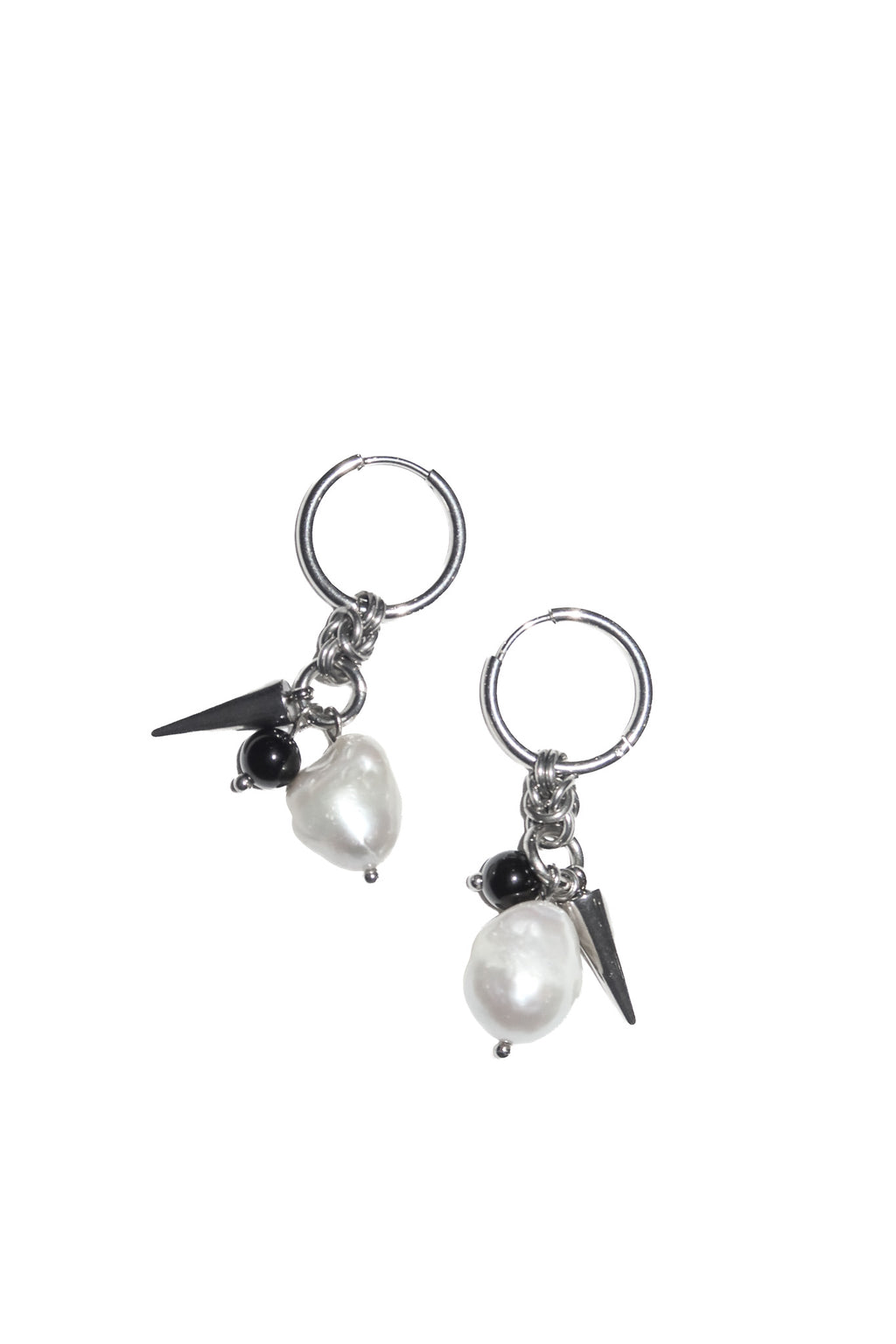 stickychains fae earrings silver.