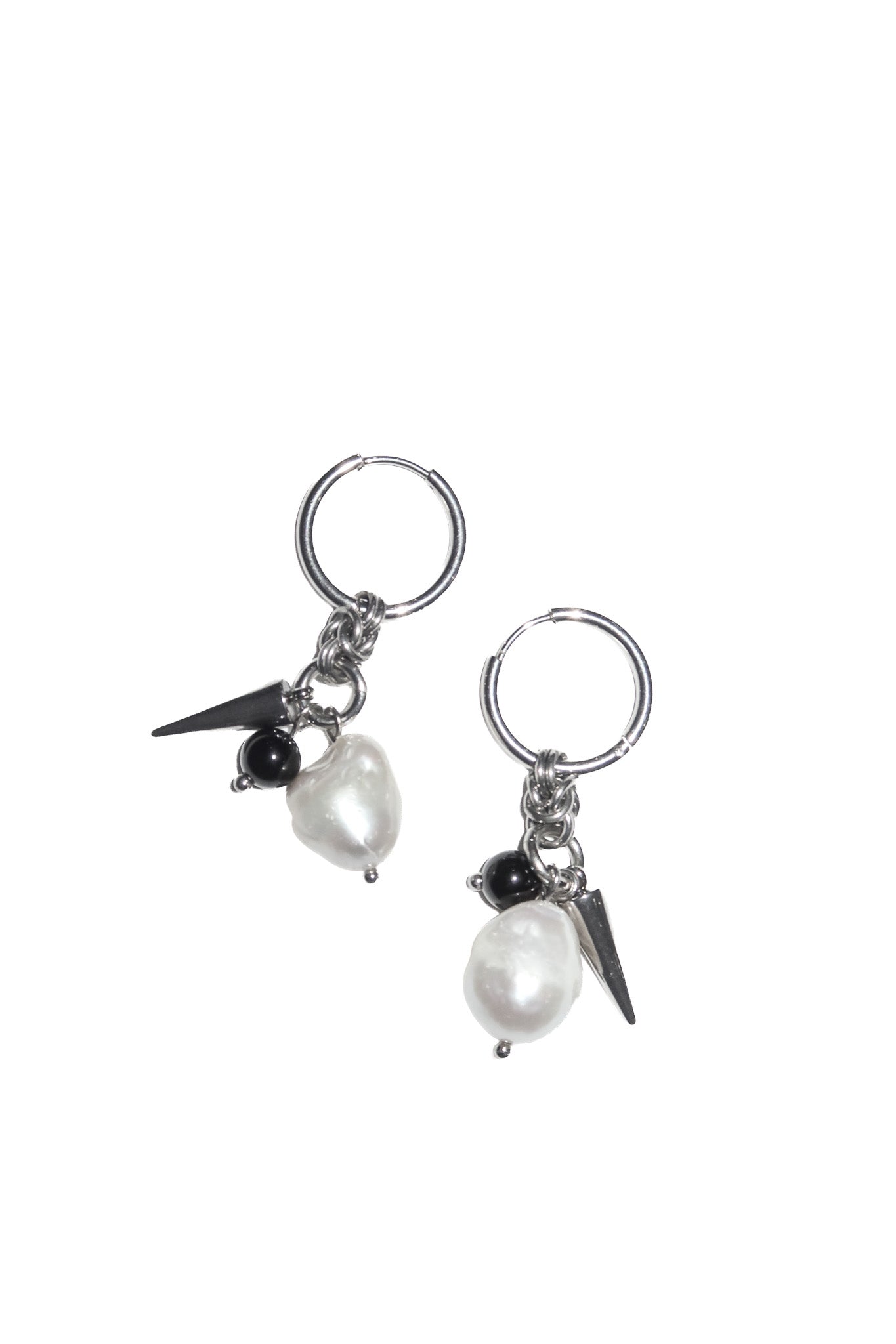 stickychains fae earrings silver.