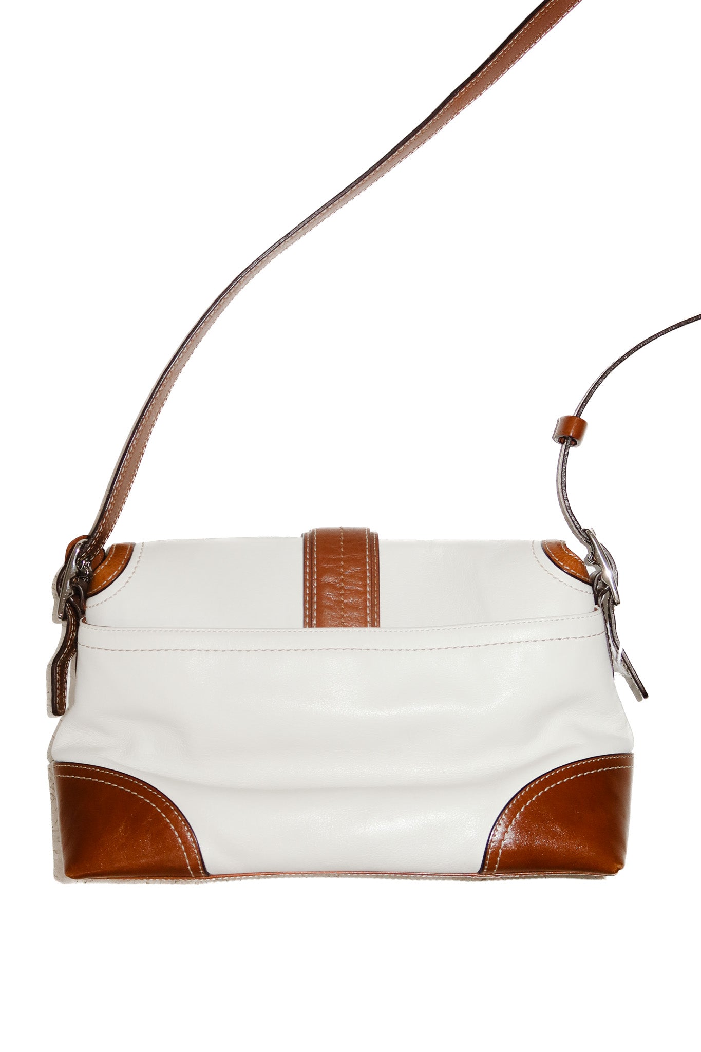 coach hampton crossbody bag tan/cream.