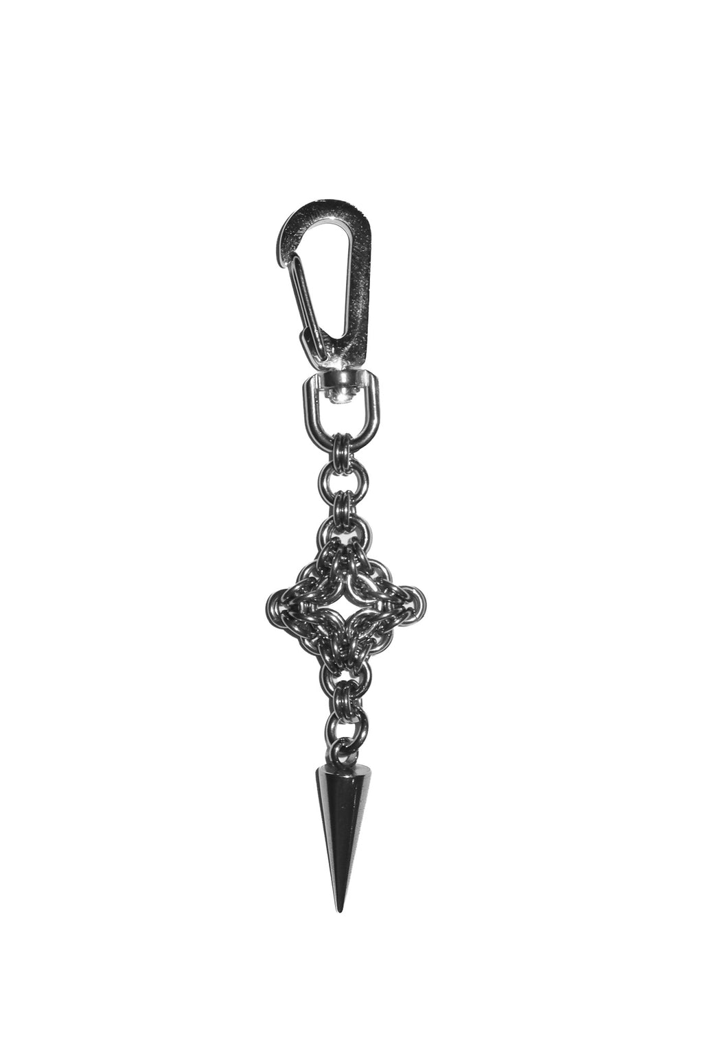 stickychains star keychain silver.