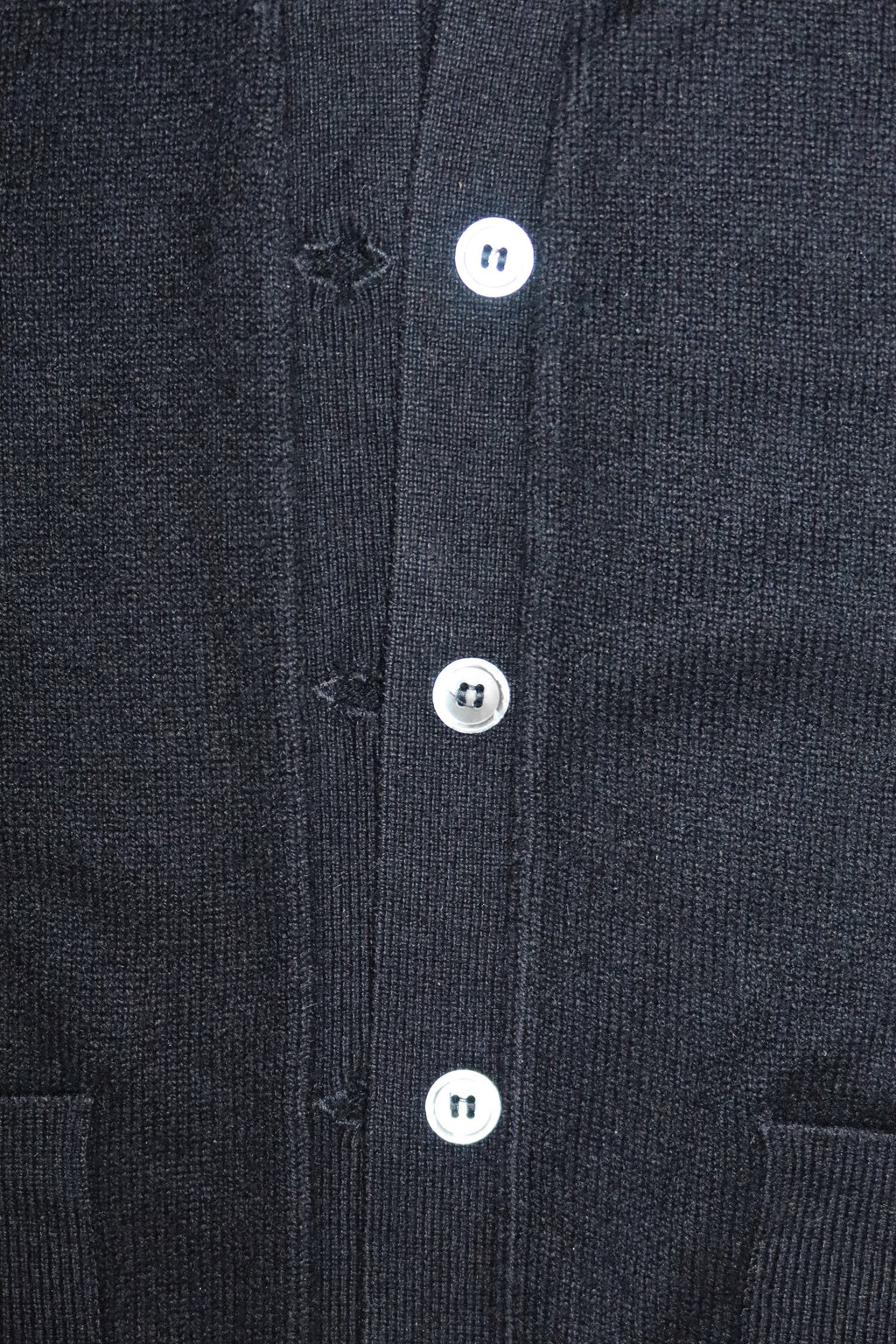 1980's burberrys cashmere cardigan black.