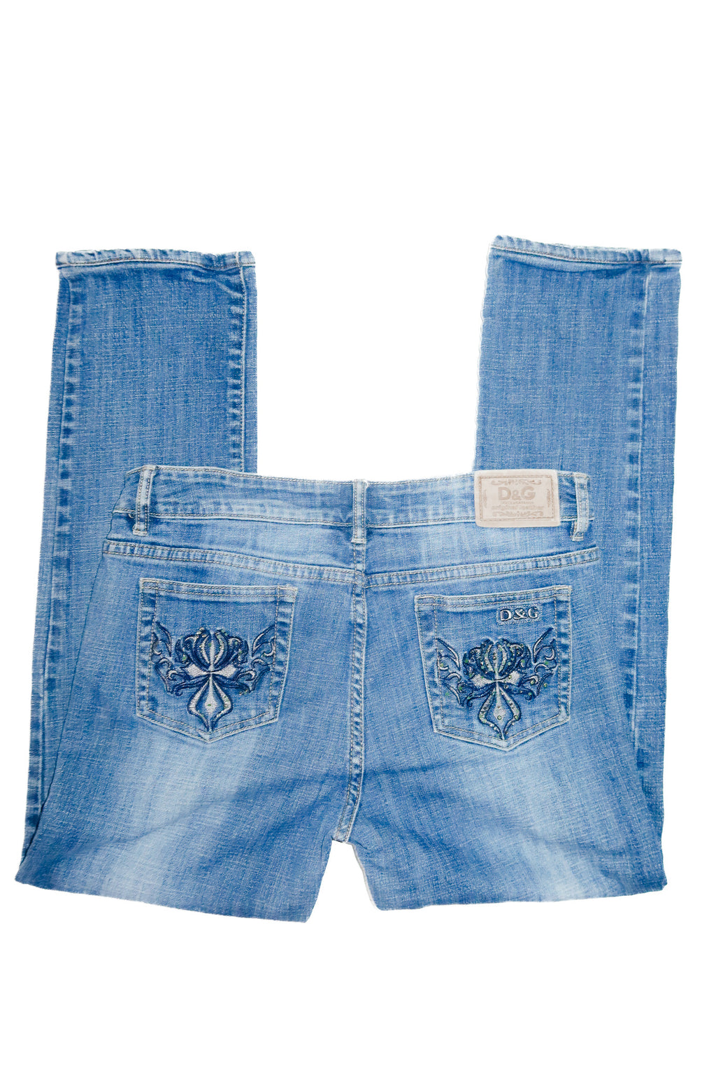 dolce & gabbana low-rise jeans blue denim.