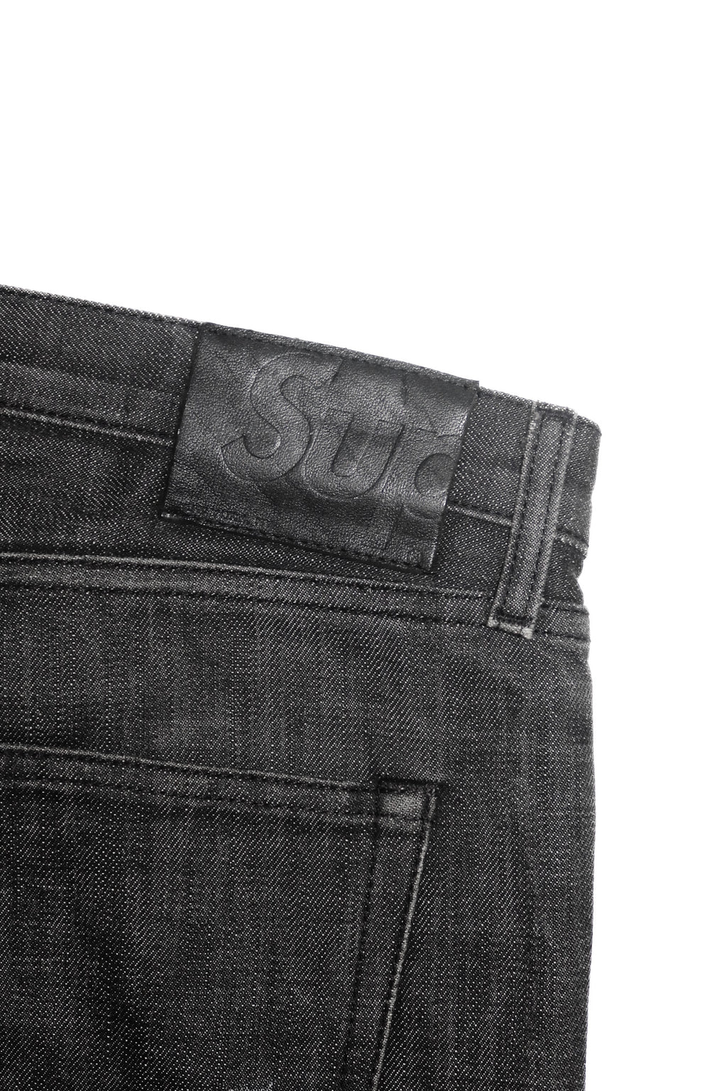 supreme stone washed jeans black.