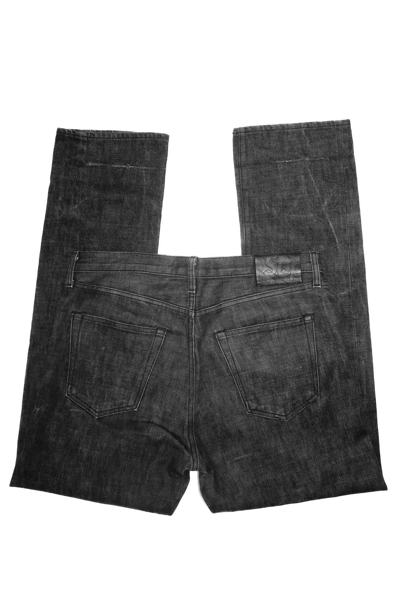 Supreme Stone Washed Jeans Black. – From Juni.