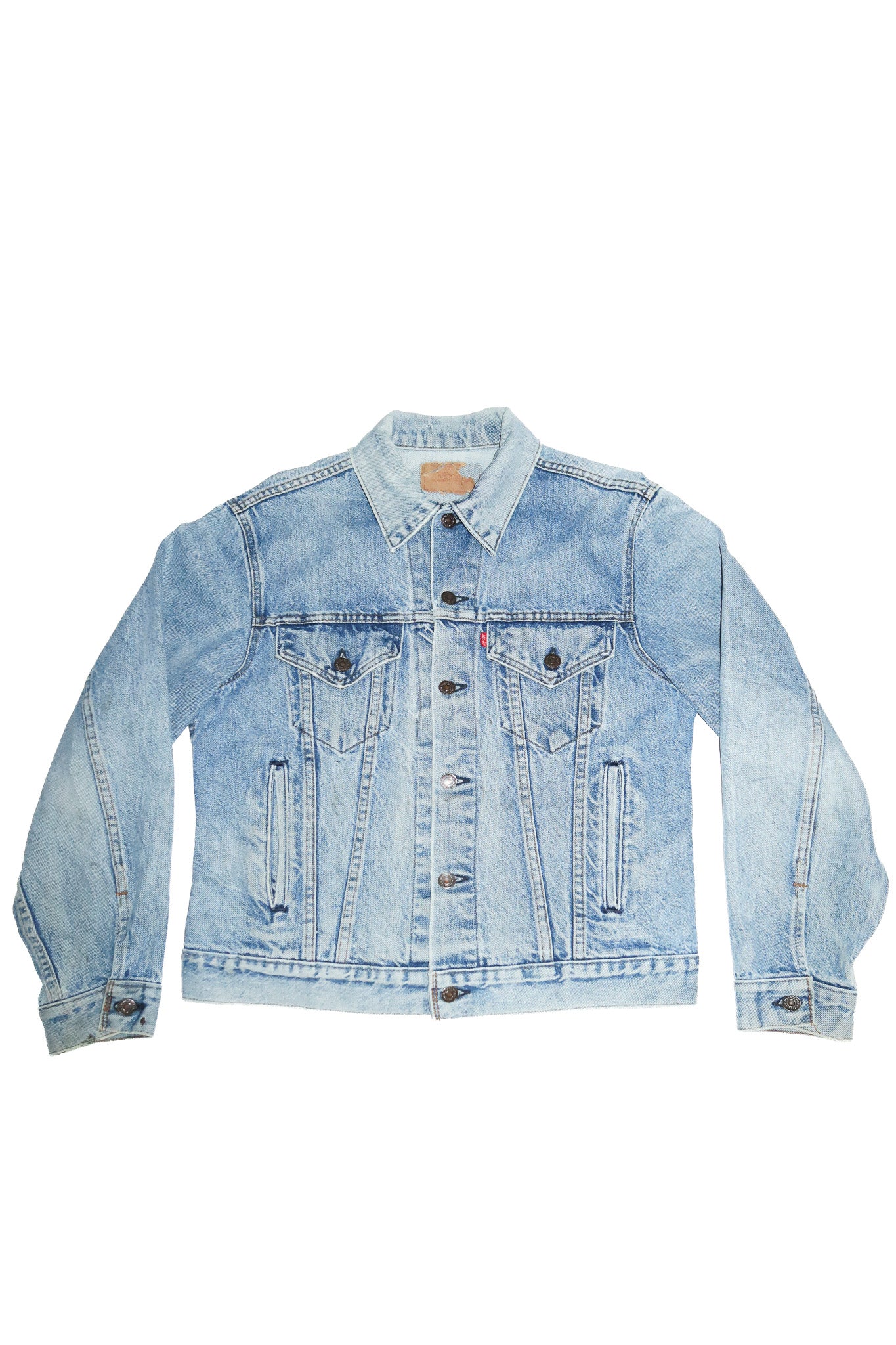 1987 levi's usa denim trucker jacket blue.