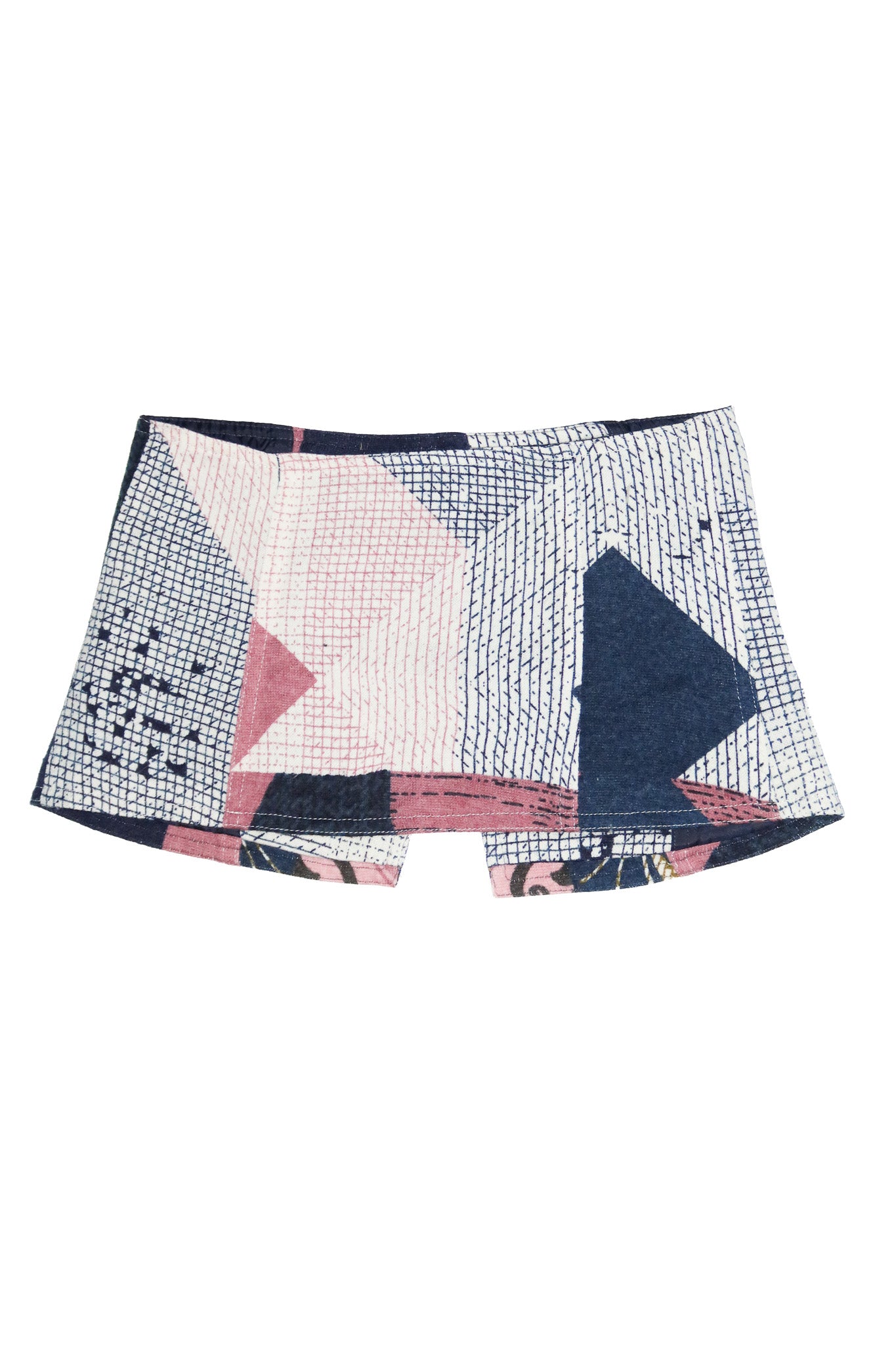 pam & arch london underbust corset belt navy/pink.