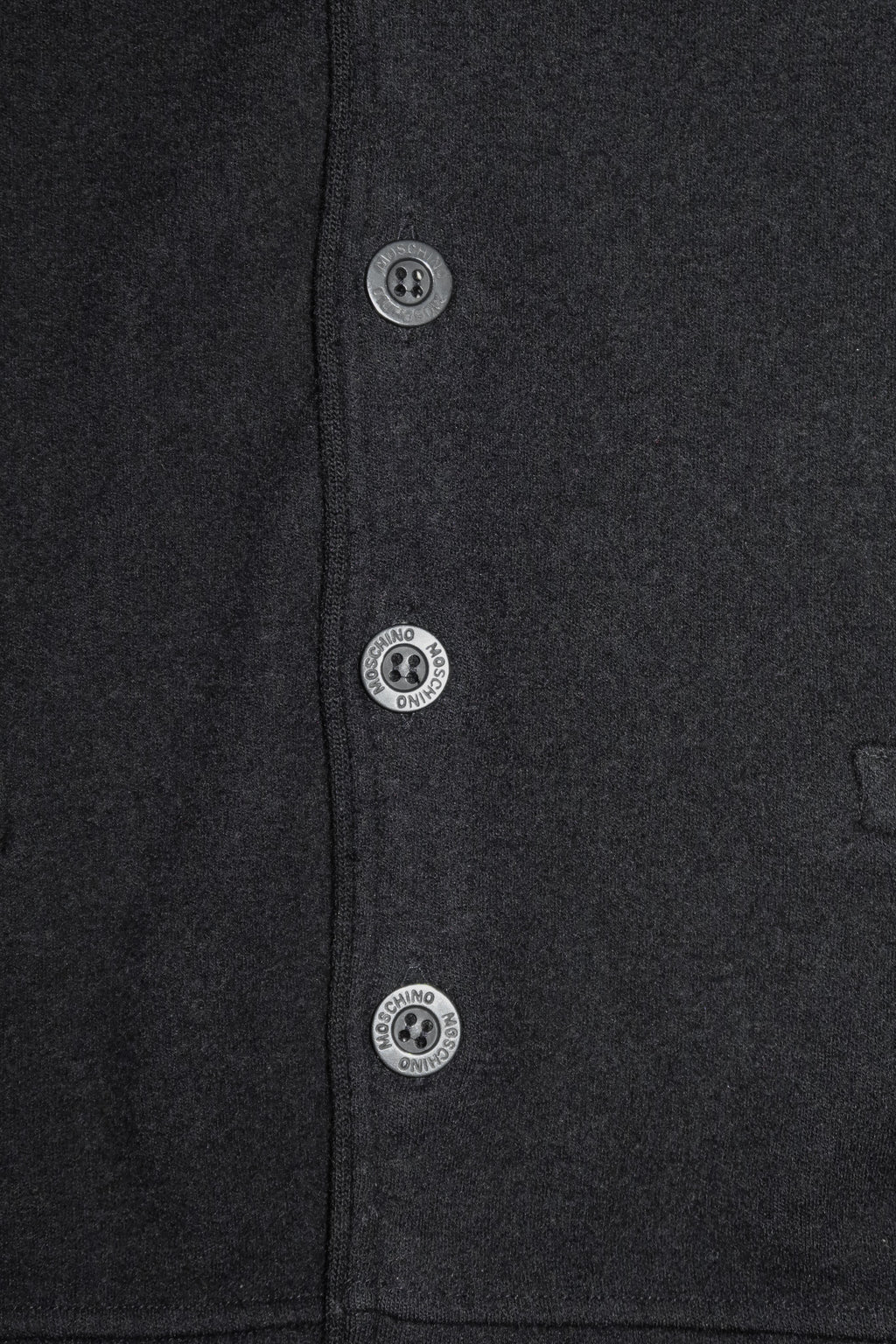 1990’s moschino jeans wool knit vest black.