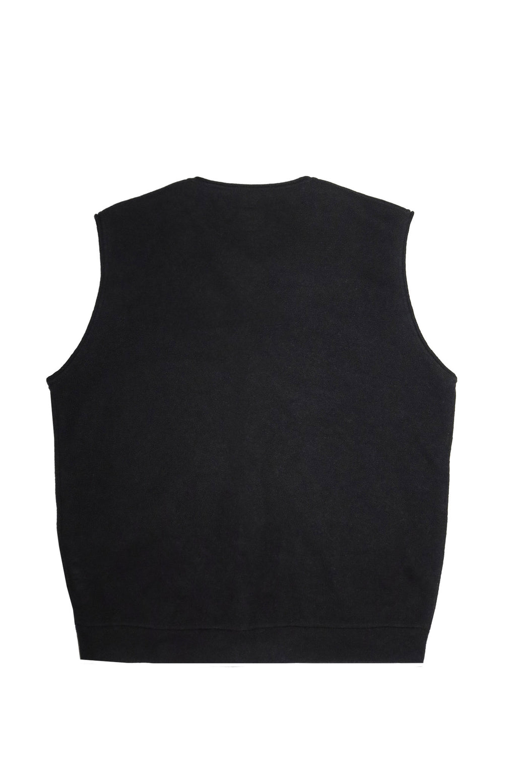 1990’s moschino jeans wool knit vest black.