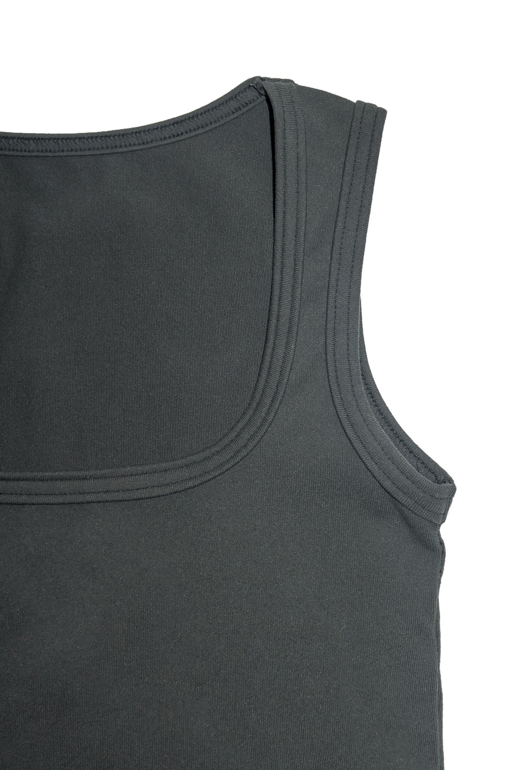 bodicia b reversible scoop neck tank top charcoal.