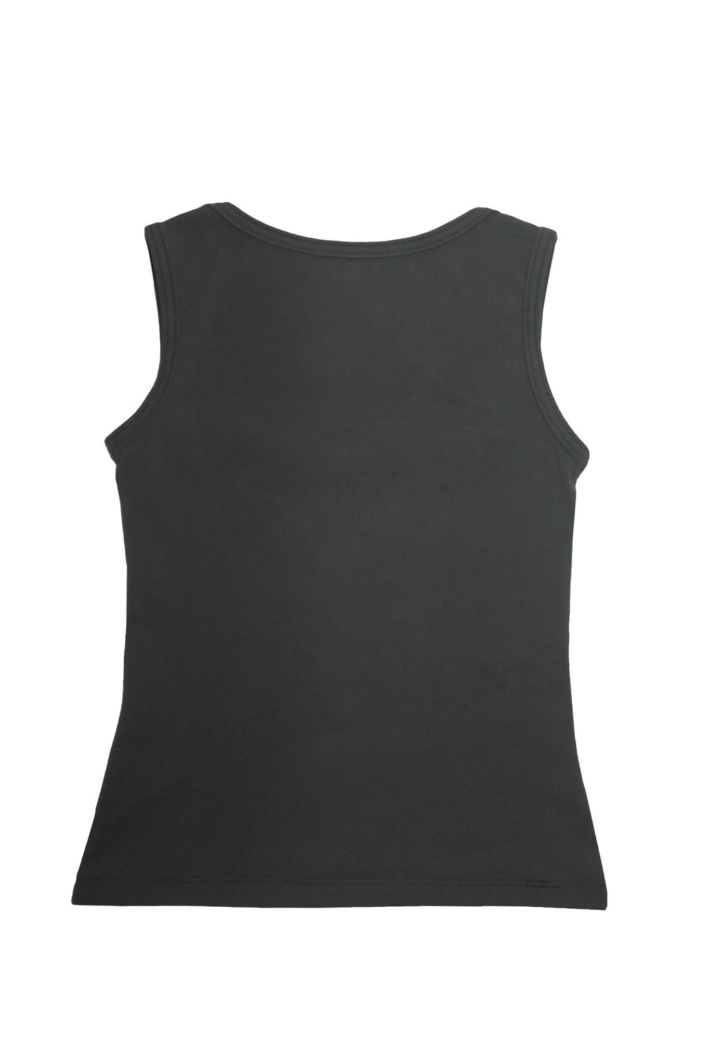 bodicia b reversible scoop neck tank top charcoal.