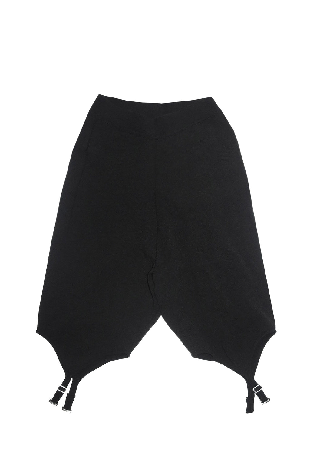 2010's dion lee knit garter bike shorts black.