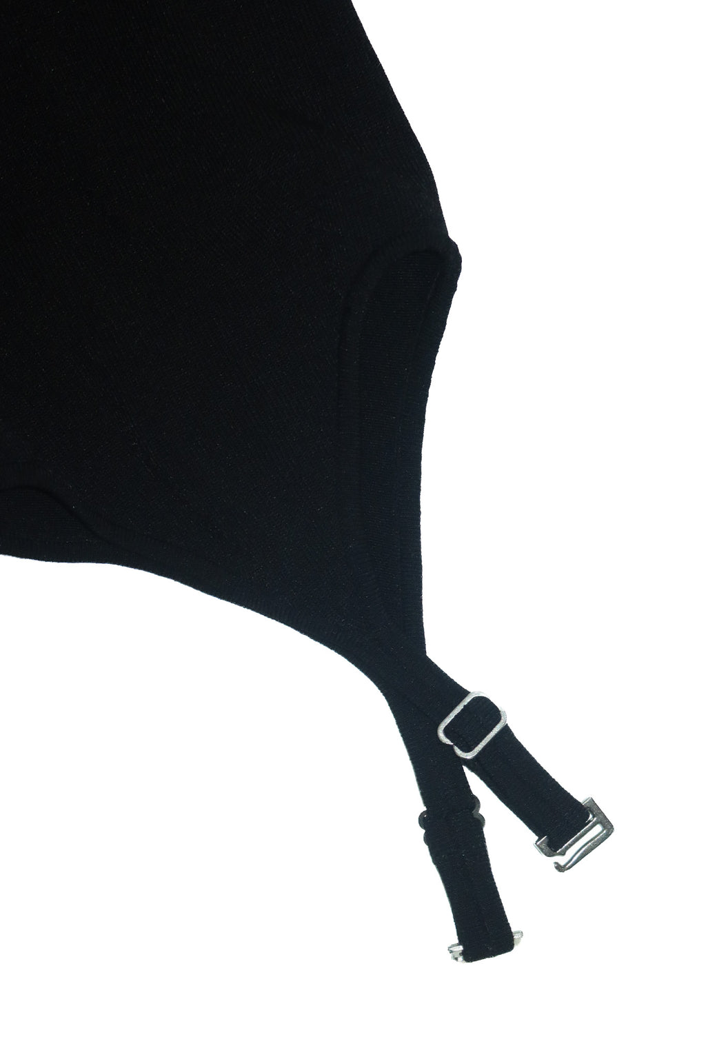 2010's dion lee knit garter bike shorts black.