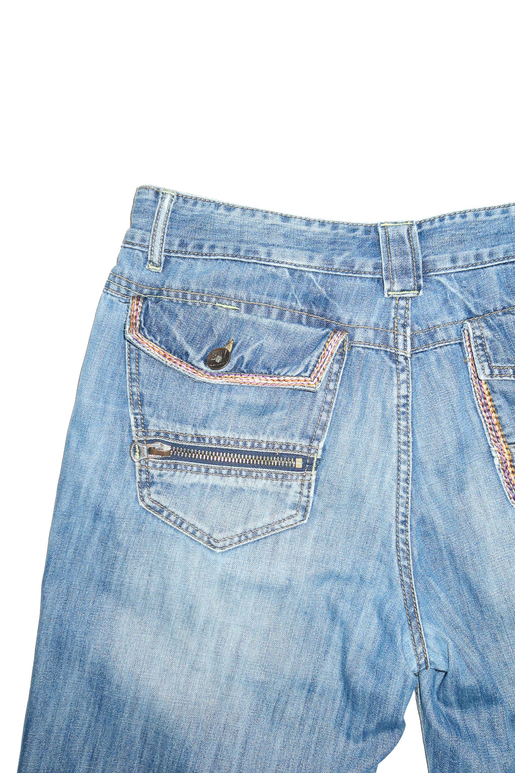 2000’s boy london denim cargo shorts blue.