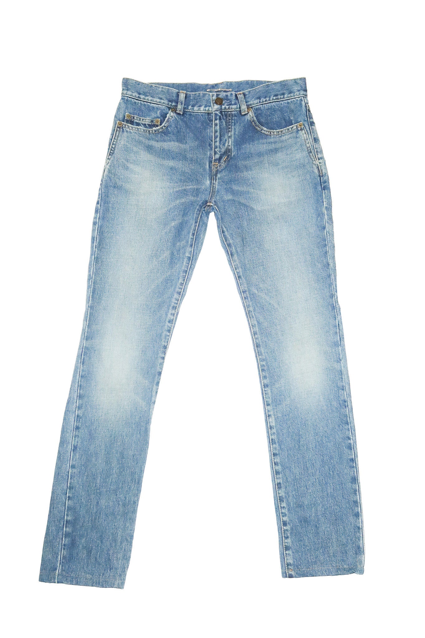 saint laurent paris D02 slim fit jeans vintage blue.