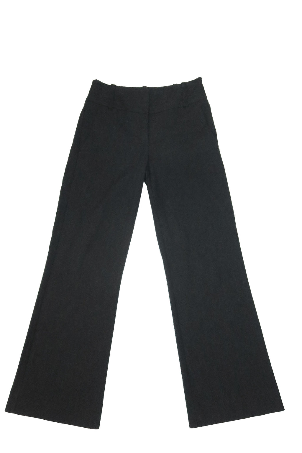 2000's cue low rise pinstripe tailored trousers grey.