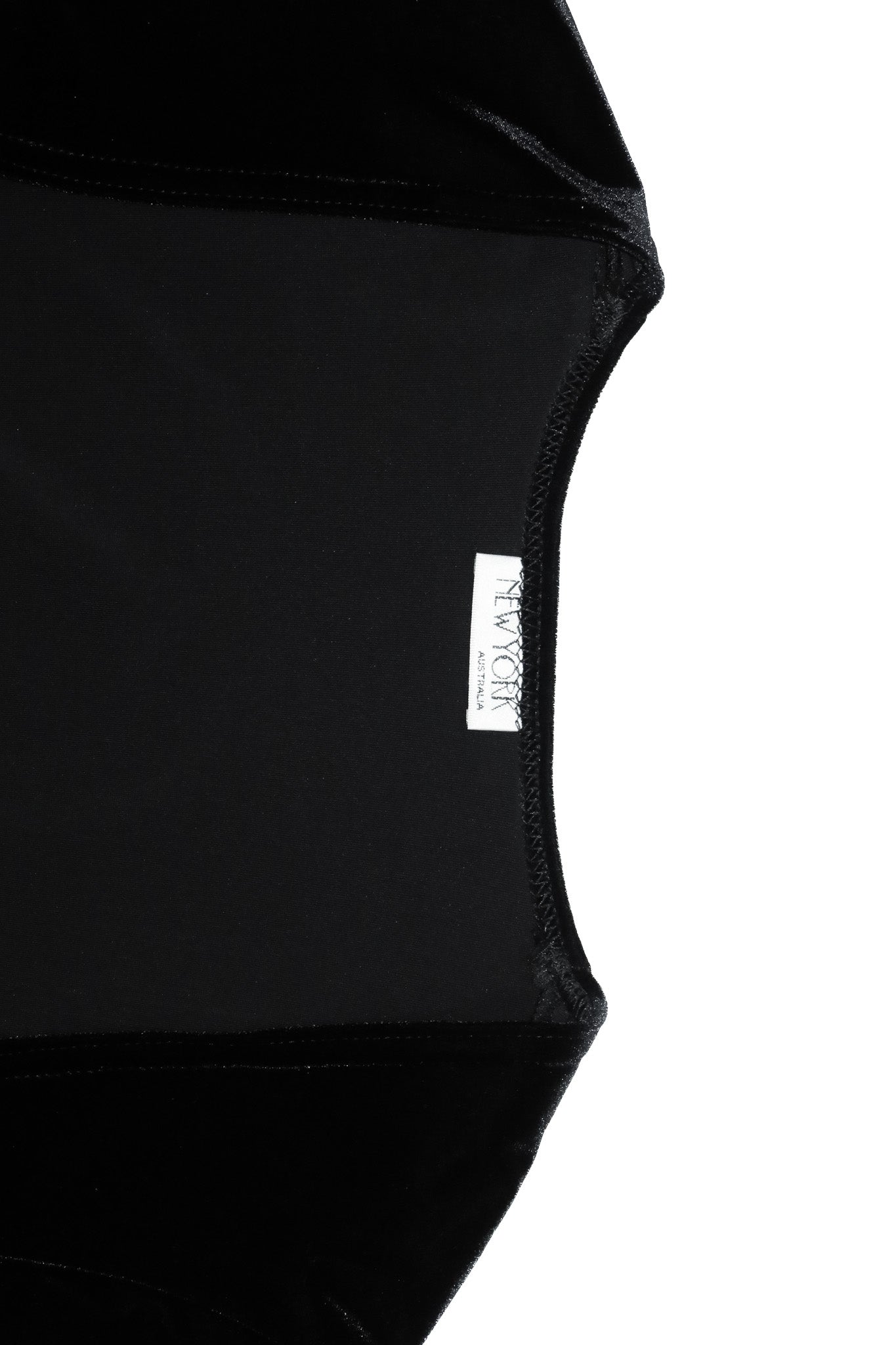 1990’s new york australia velvet shrug black.