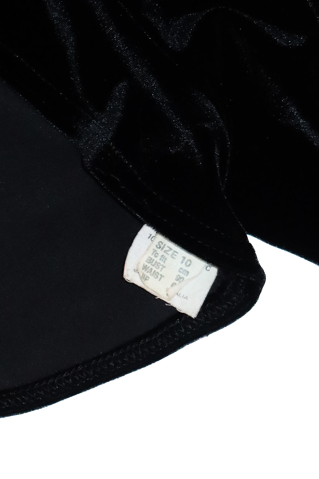 1990’s new york australia velvet shrug black.