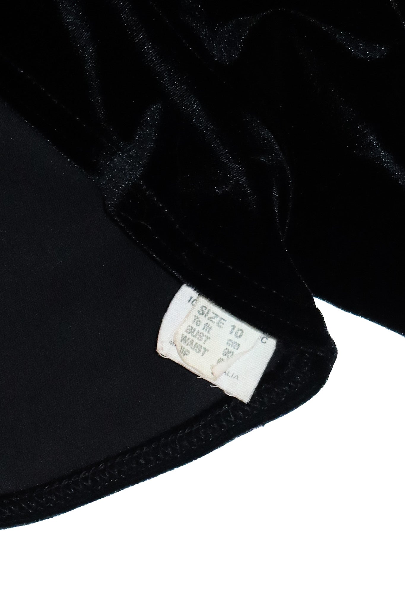 1990’s new york australia velvet shrug black.