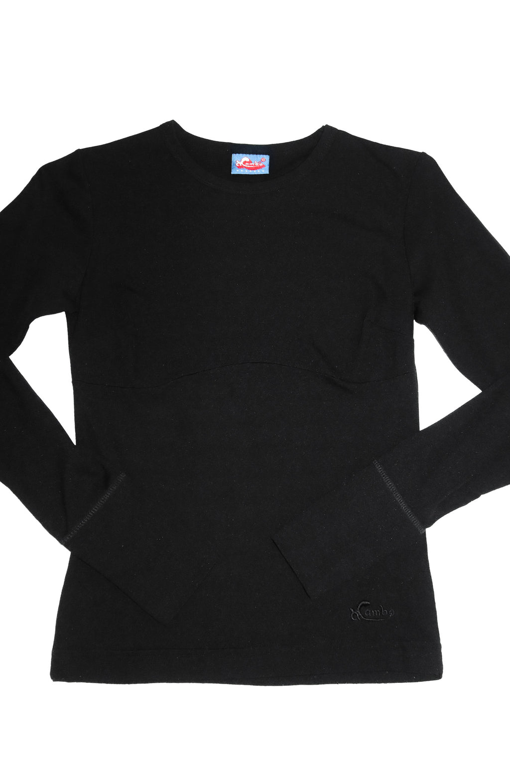1990’s mambo goddess long sleeve top black.