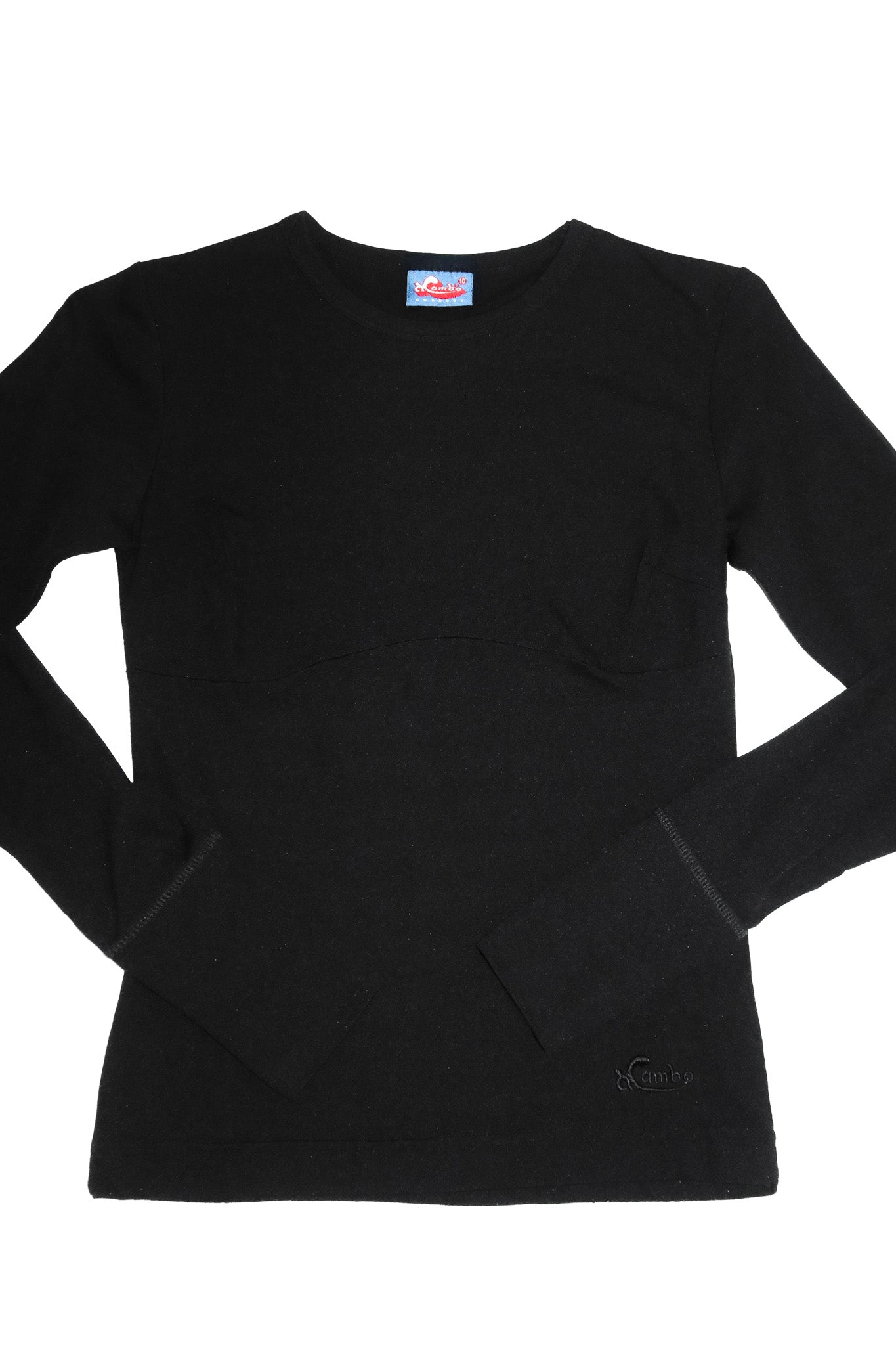 1990’s mambo goddess long sleeve top black.