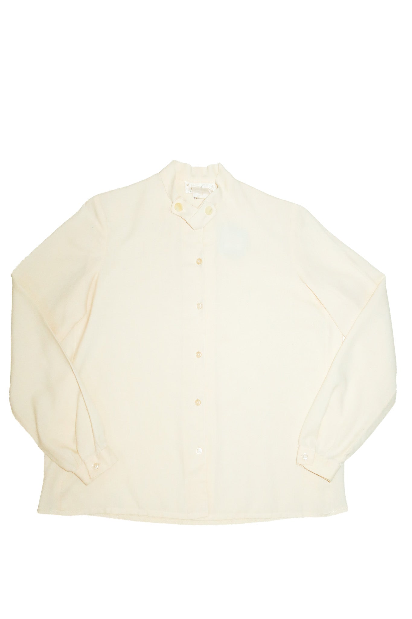 1990's toronto melbourne long sleeve tie neck blouse cream.