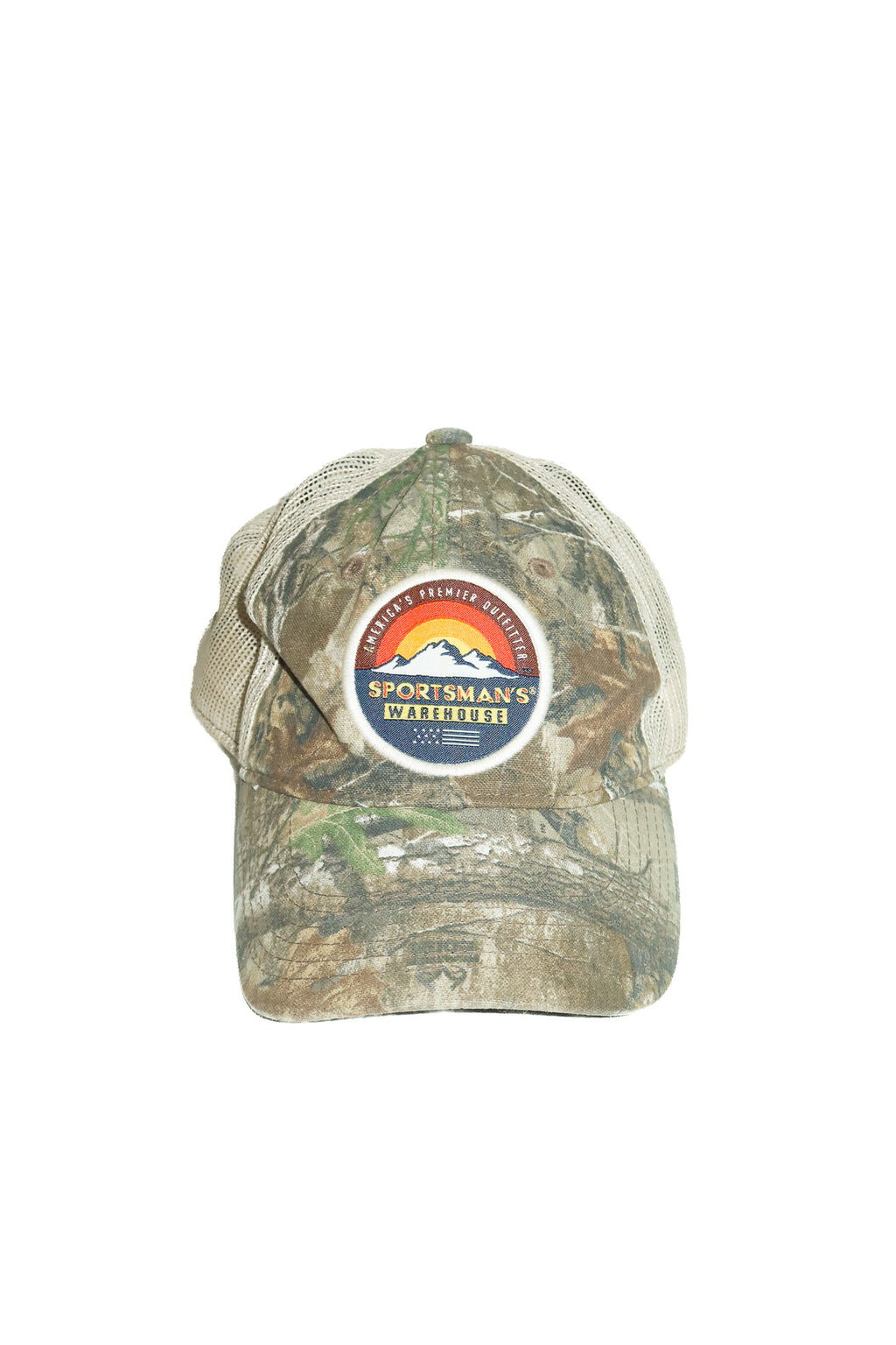 2000’s sportsman warehouse real tree cap camo.