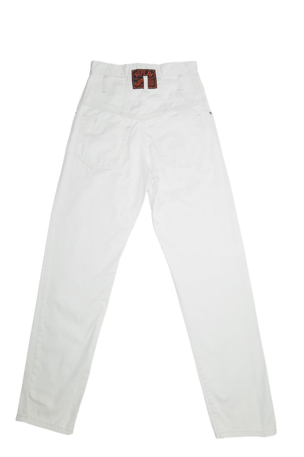 1990’s replay straight leg jeans cream.