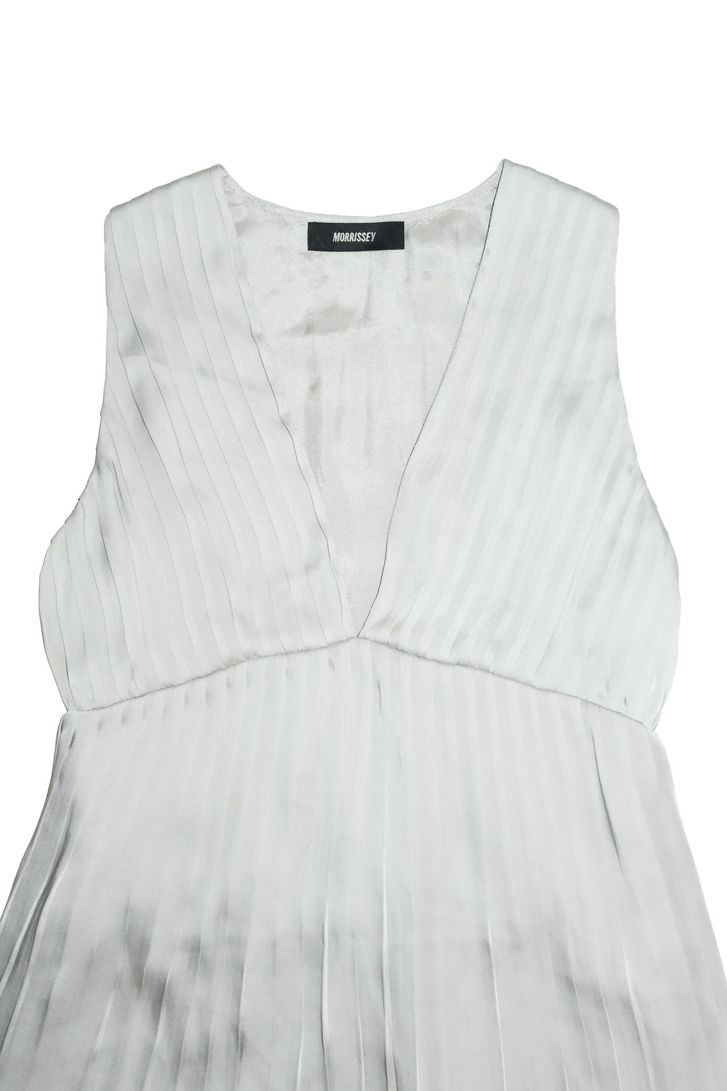 2000's morrissey pleated midi dress grey.