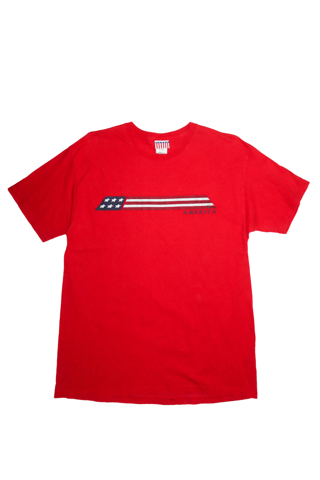 2000's america t-shirt red.