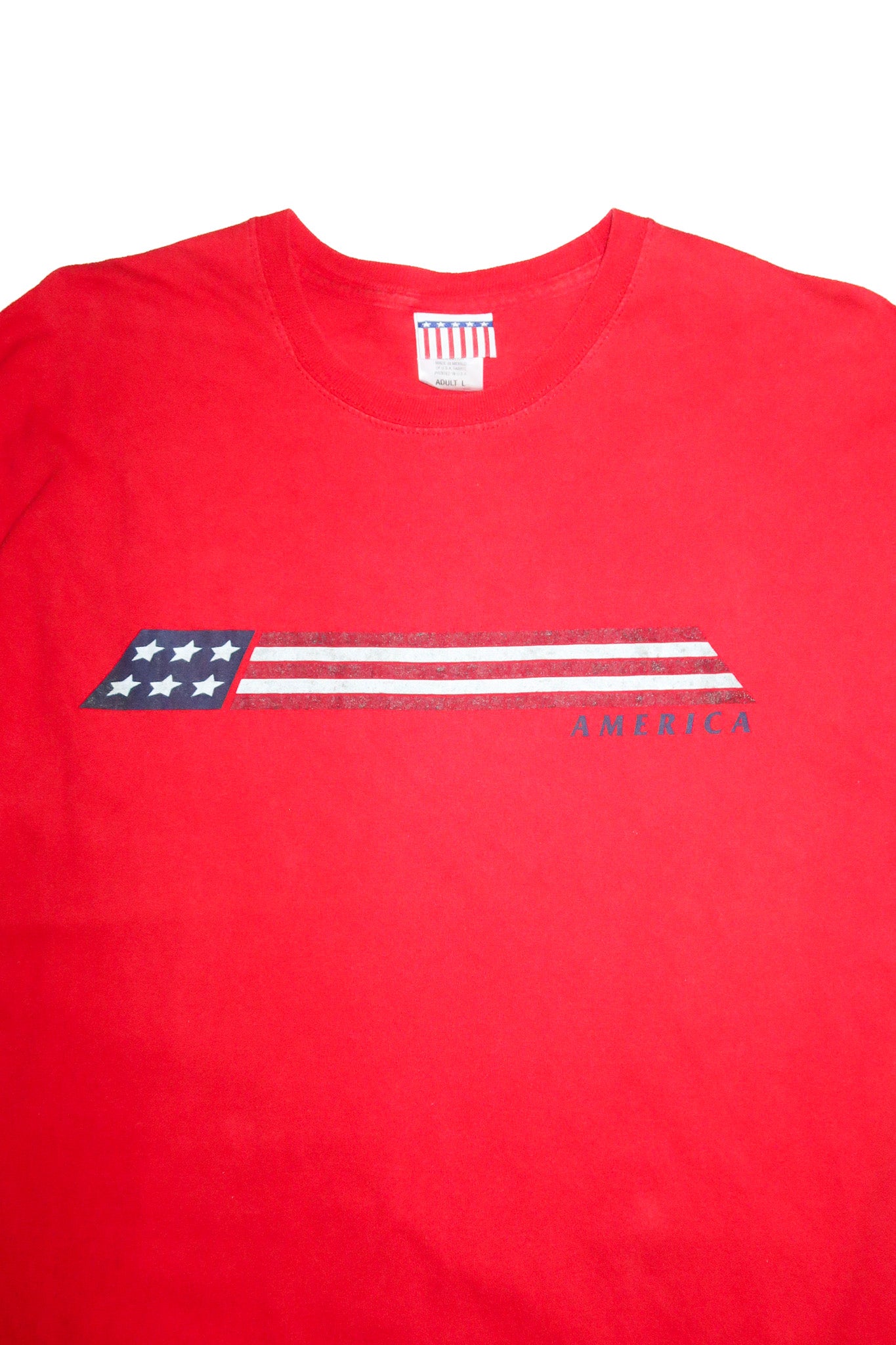 2000's america t-shirt red.