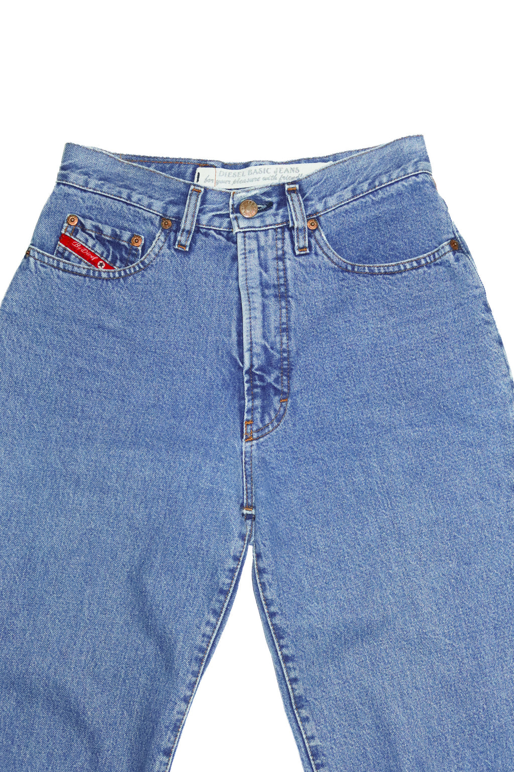 late 1990’s diesel basic denim jeans blue.
