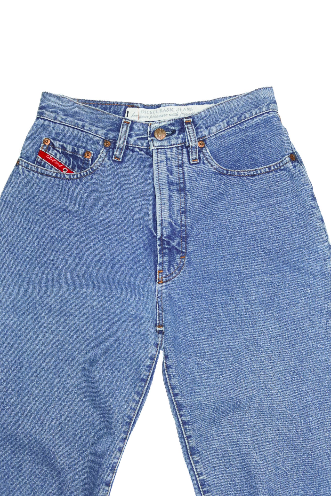 late 1990’s diesel basic denim jeans blue.