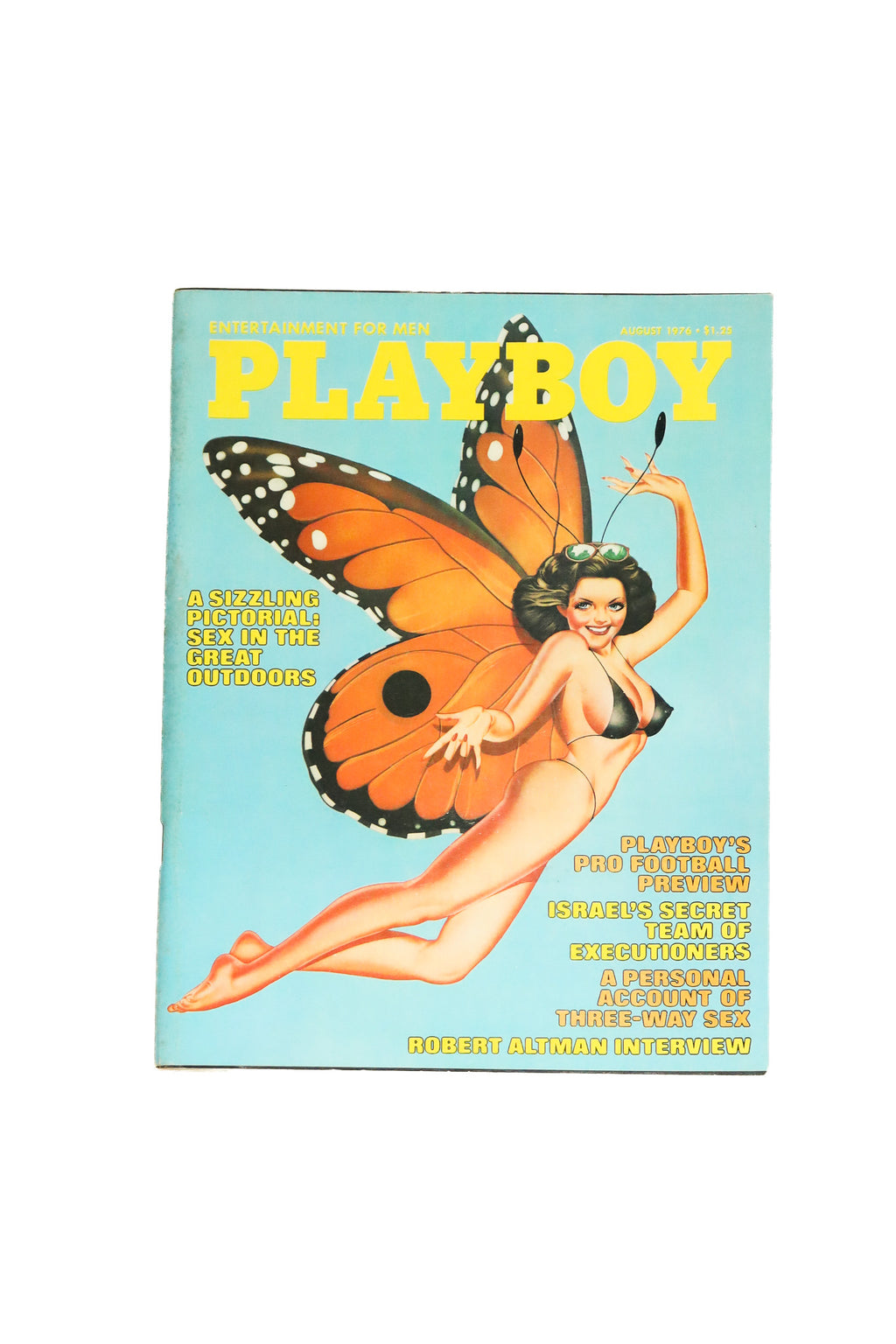 playboy magazine, august 1976.