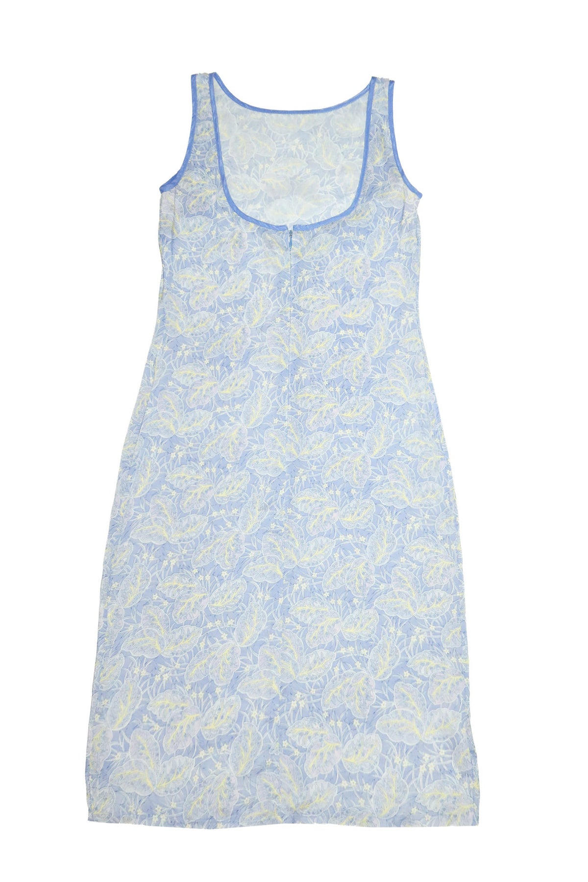 1980s table eight australia paisley scoop neck maxi dress blue.