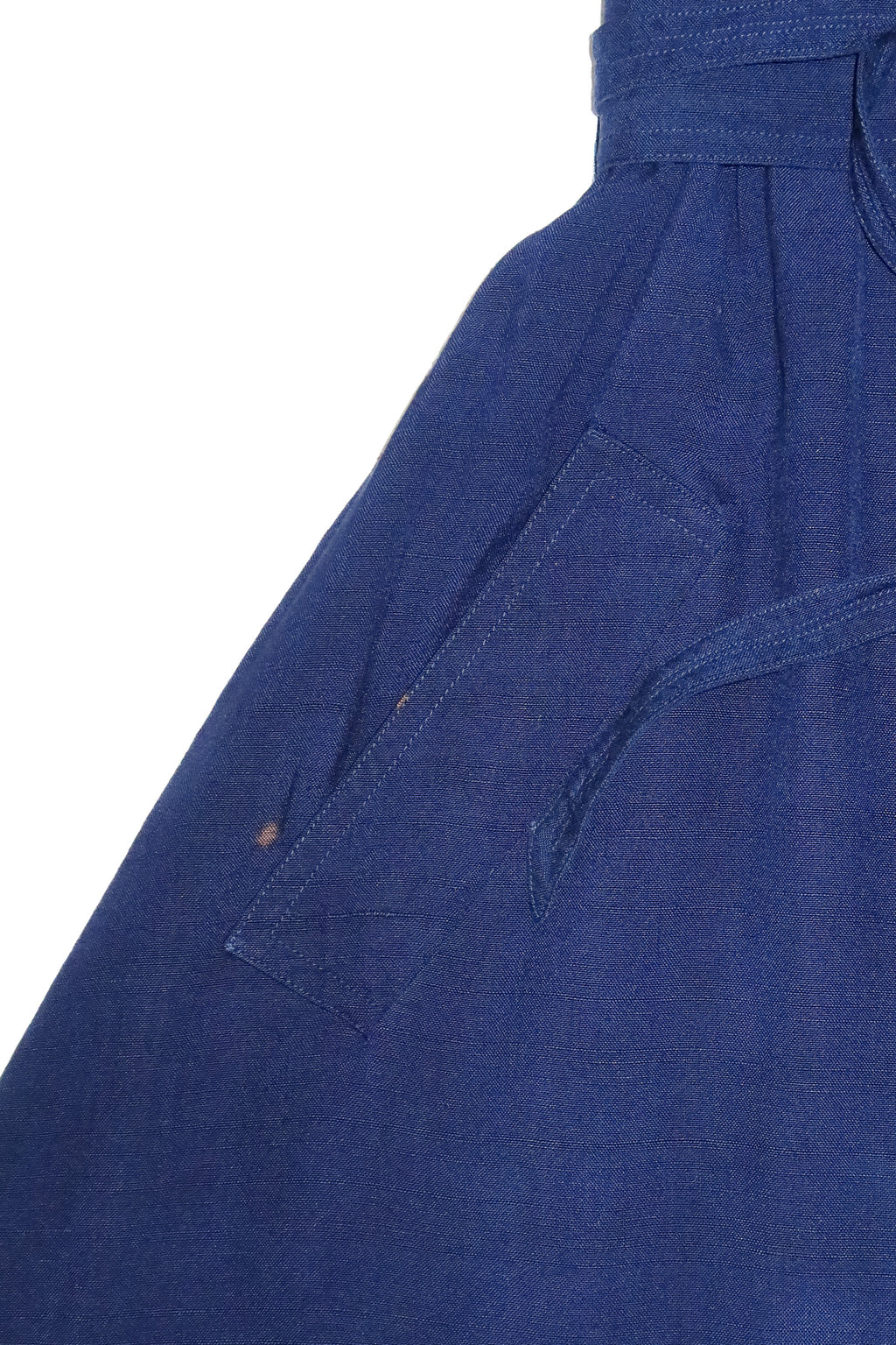 1970's nina ricci boutique belted shirt dress navy.