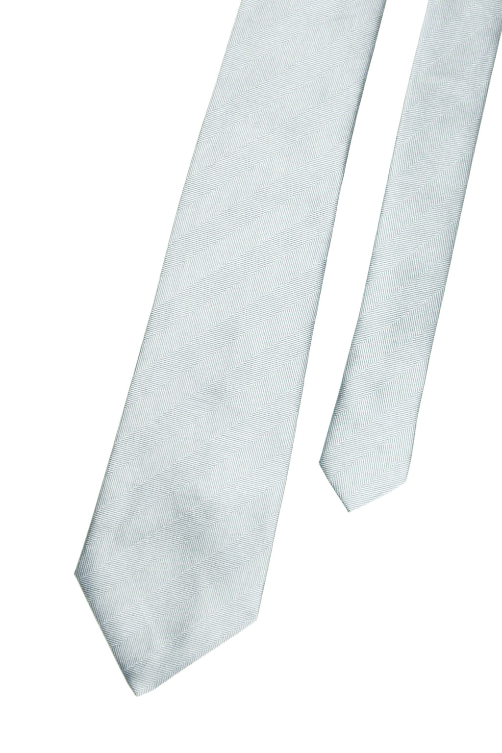 1980’s givenchy monsieur geometric jacquard tie grey.