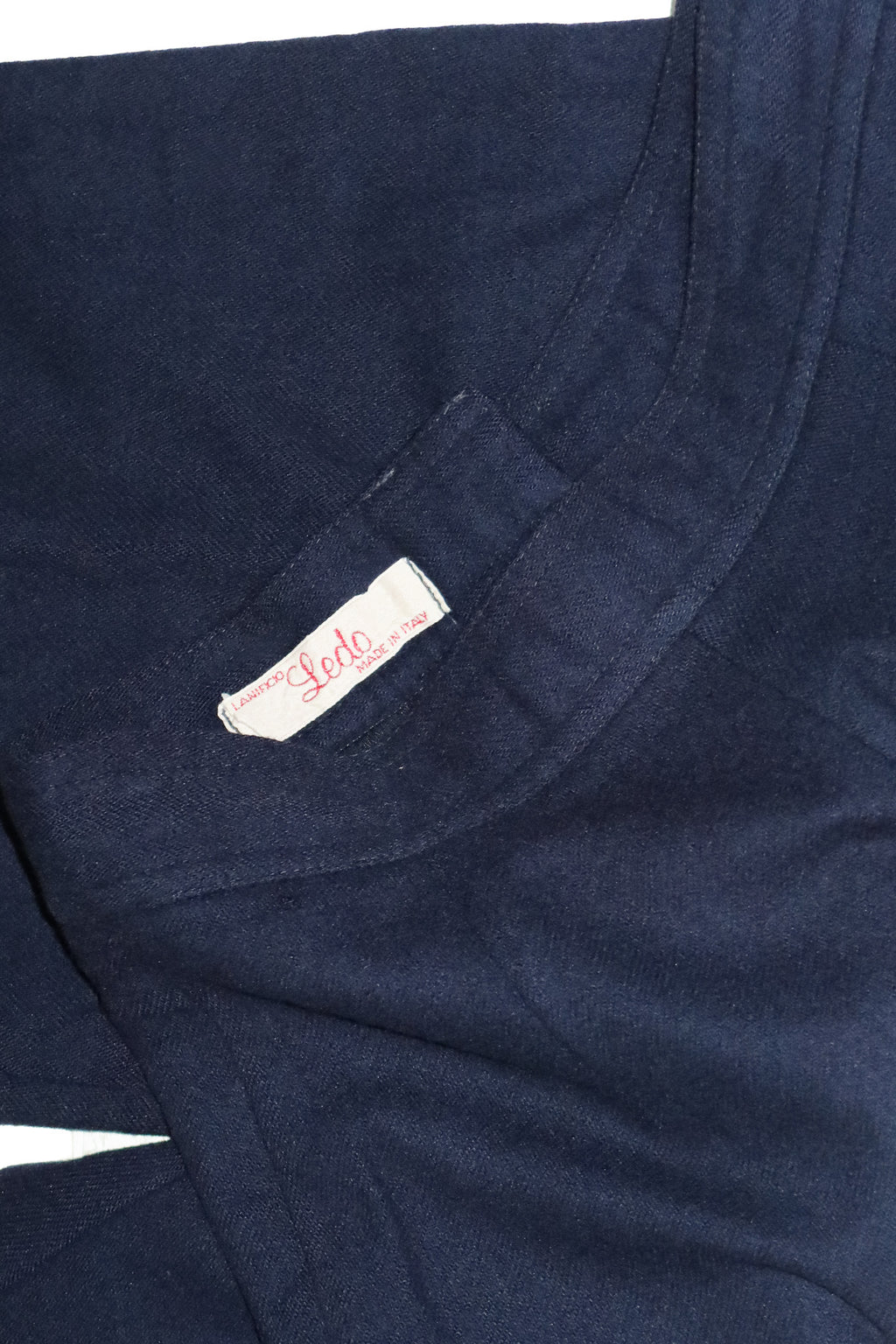 1980's riviera ledo wool tailored trousers navy.